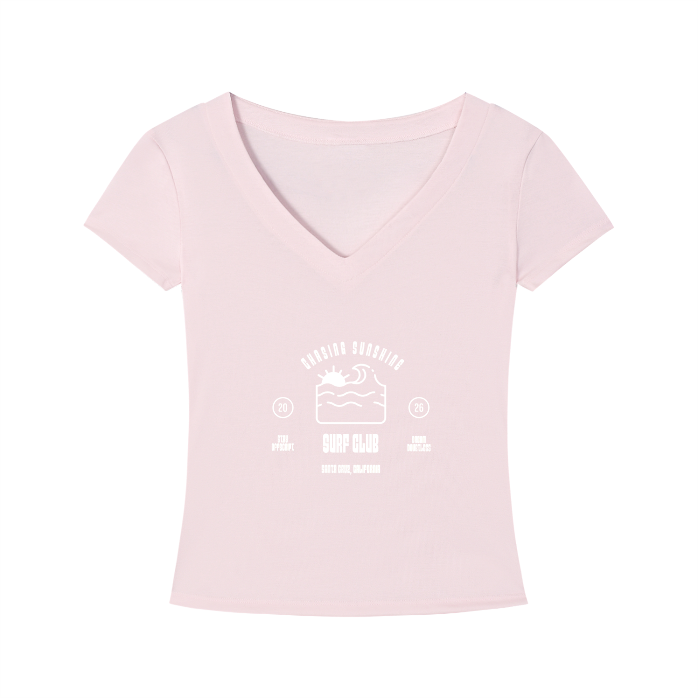 Surfing V-Neck T-Shirt