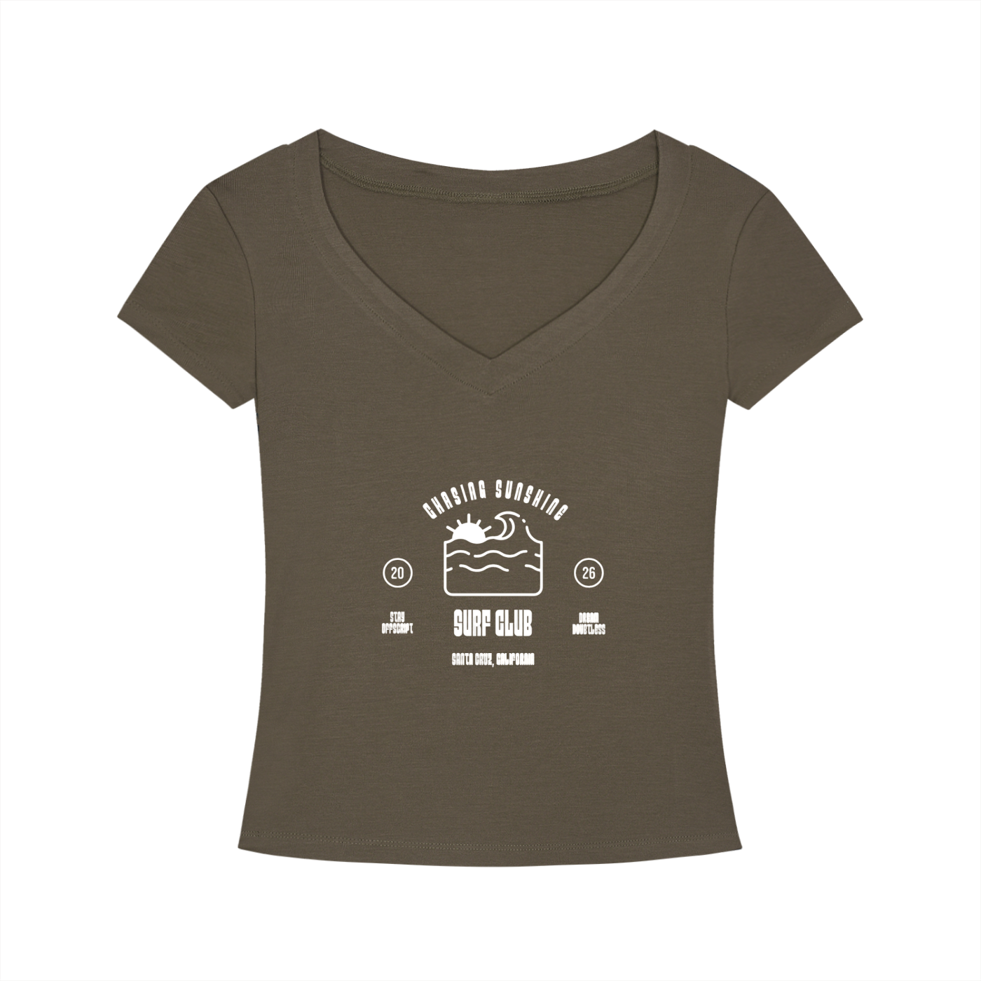 Surfing V-Neck T-Shirt