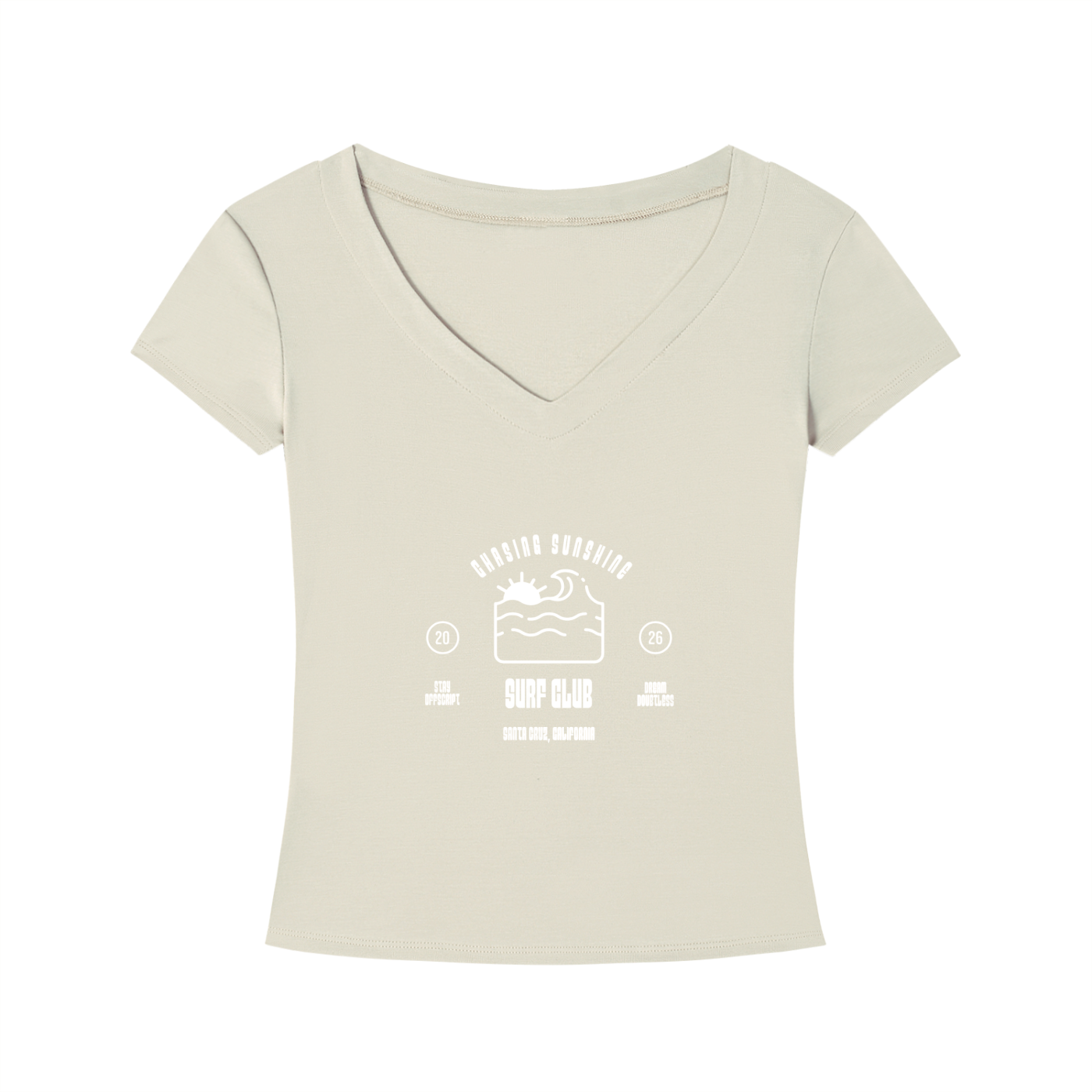Surfing V-Neck T-Shirt